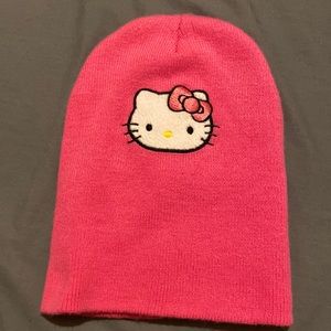 Vintage Adorable Pink Hello Kitty Beanie